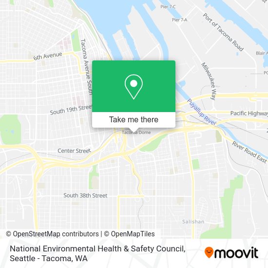 Mapa de National Environmental Health & Safety Council