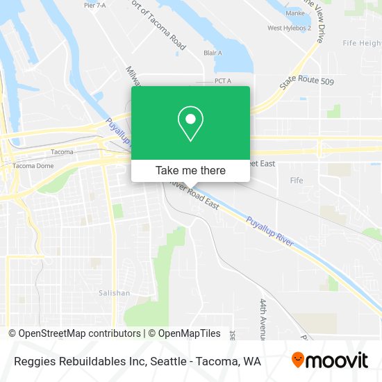 Reggies Rebuildables Inc map