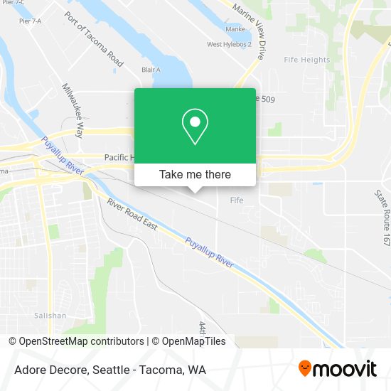 Adore Decore map