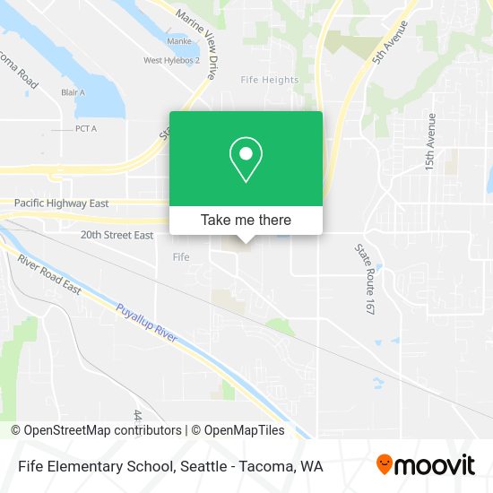 Mapa de Fife Elementary School