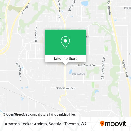 Amazon Locker-Aminto map