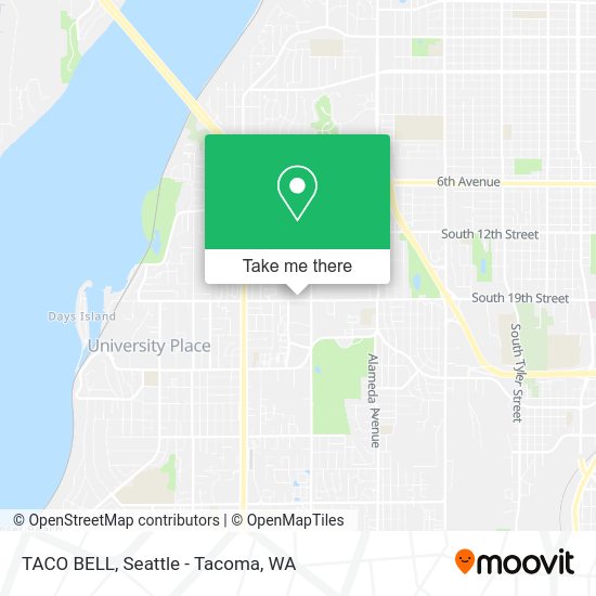 TACO BELL map