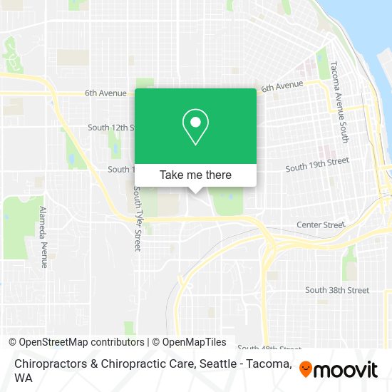Chiropractors & Chiropractic Care map