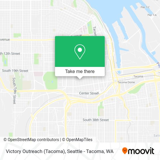 Victory Outreach (Tacoma) map