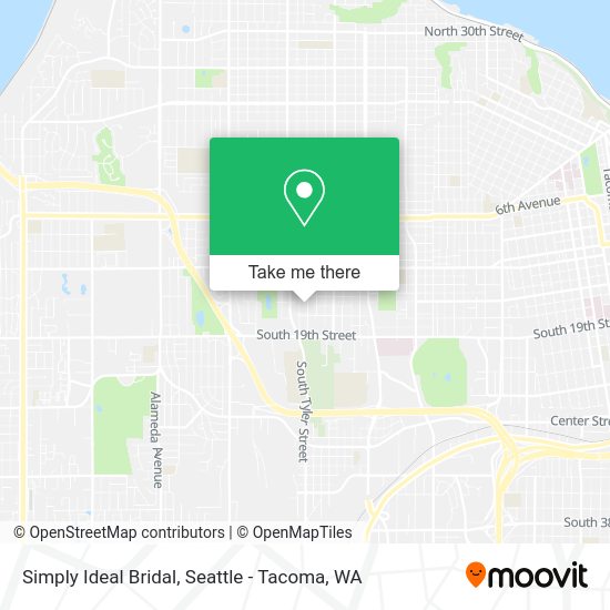 Simply Ideal Bridal map