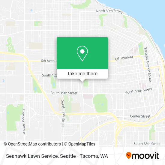 Seahawk Lawn Service map