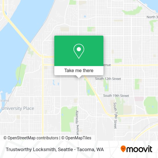 Trustworthy Locksmith map