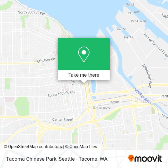 Tacoma Chinese Park map