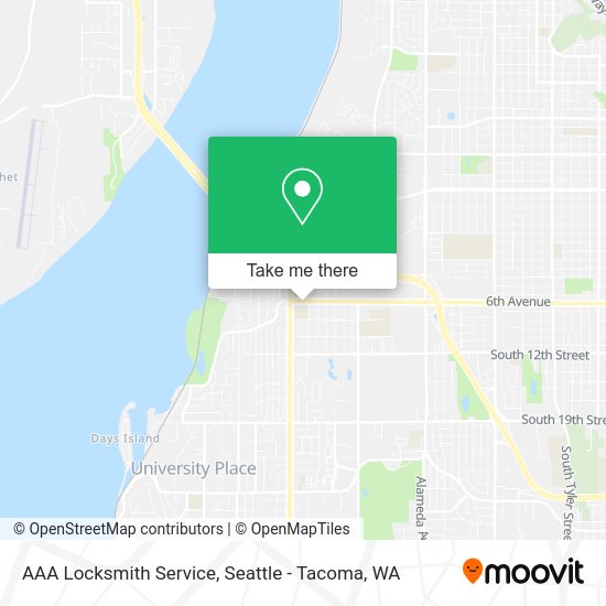 AAA Locksmith Service map