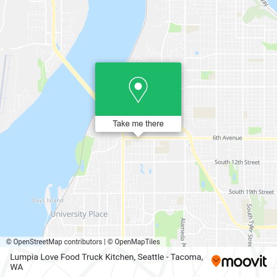 Mapa de Lumpia Love Food Truck Kitchen