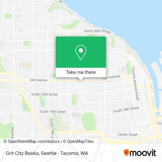 Mapa de Grit City Books