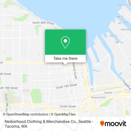 Neiborhood Clothing & Merchandise Co. map