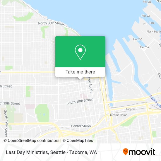 Mapa de Last Day Ministries