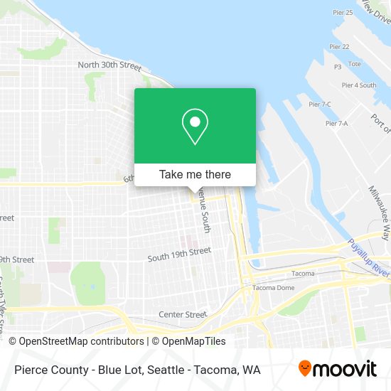 Pierce County - Blue Lot map