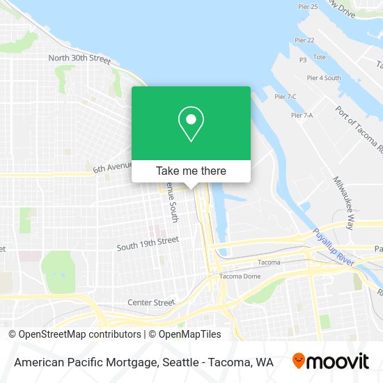 Mapa de American Pacific Mortgage