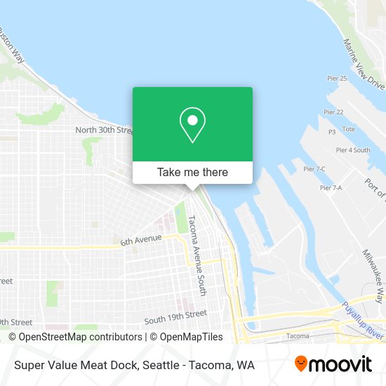 Mapa de Super Value Meat Dock
