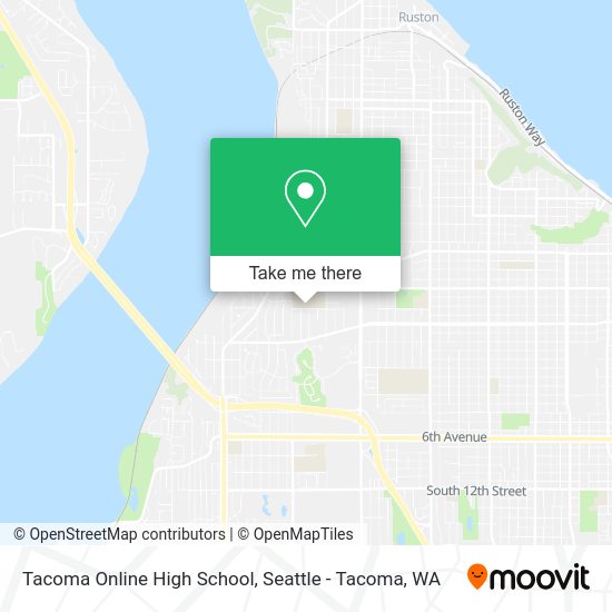 Tacoma Online High School map