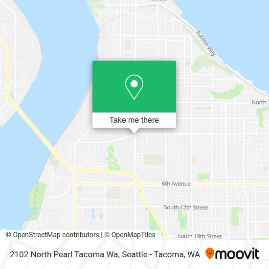 2102 North Pearl Tacoma Wa map