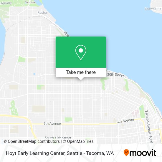 Hoyt Early Learning Center map