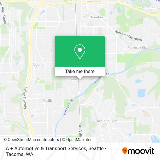 Mapa de A + Automotive & Transport Services