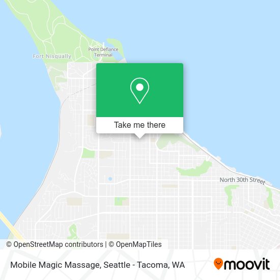 Mobile Magic Massage map