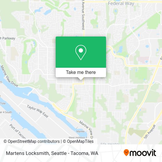 Martens Locksmith map