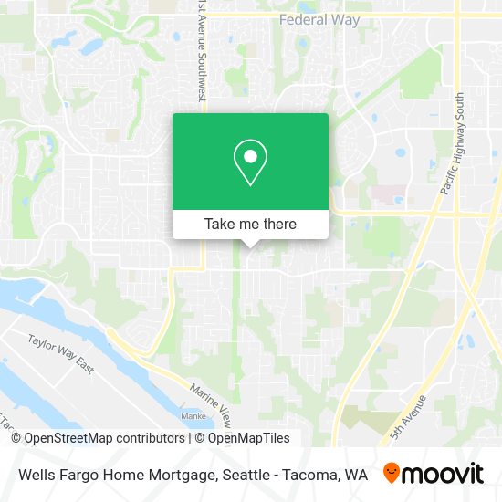 Mapa de Wells Fargo Home Mortgage