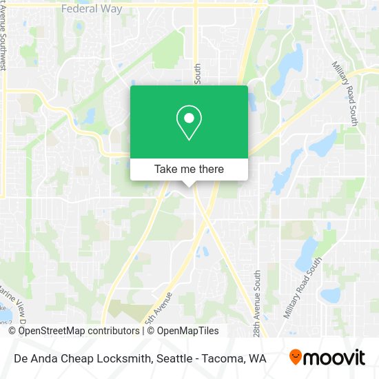 De Anda Cheap Locksmith map