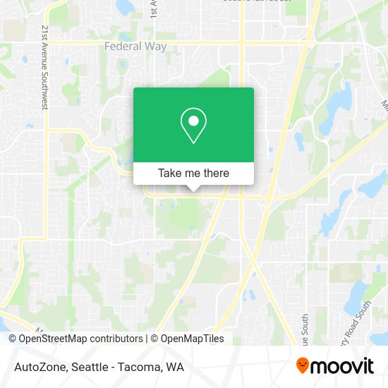Mapa de AutoZone