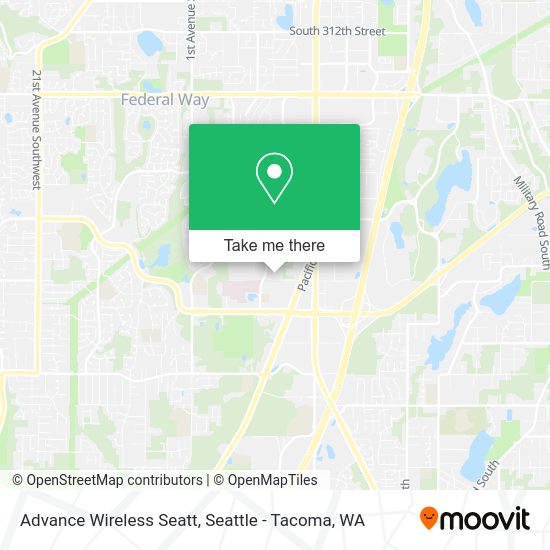 Advance Wireless Seatt map