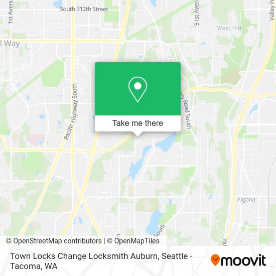 Mapa de Town Locks Change Locksmith Auburn