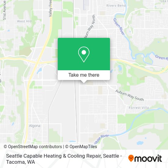 Seattle Capable Heating & Cooling Repair map