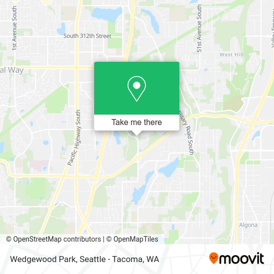 Mapa de Wedgewood Park