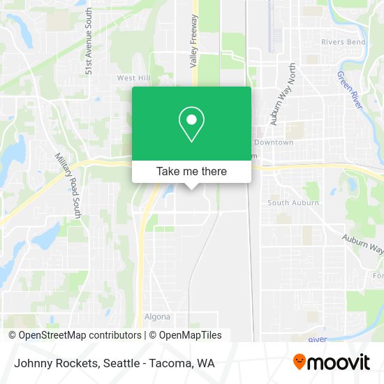 Johnny Rockets map