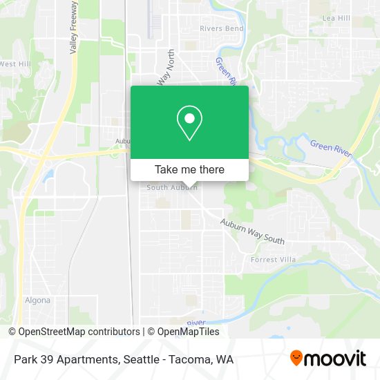 Park 39 Apartments map