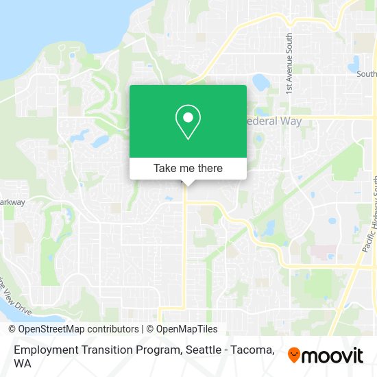 Employment Transition Program map