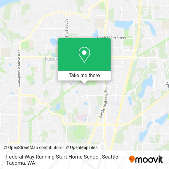 Mapa de Federal Way Running Start Home School