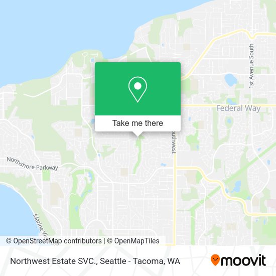 Northwest Estate SVC. map