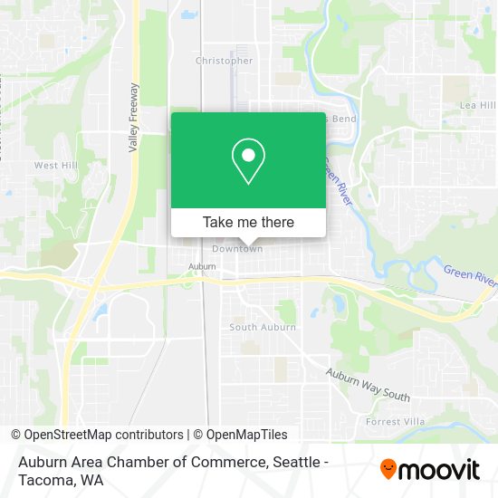 Auburn Area Chamber of Commerce map