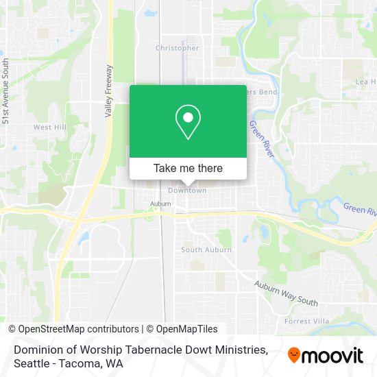 Dominion of Worship Tabernacle Dowt Ministries map