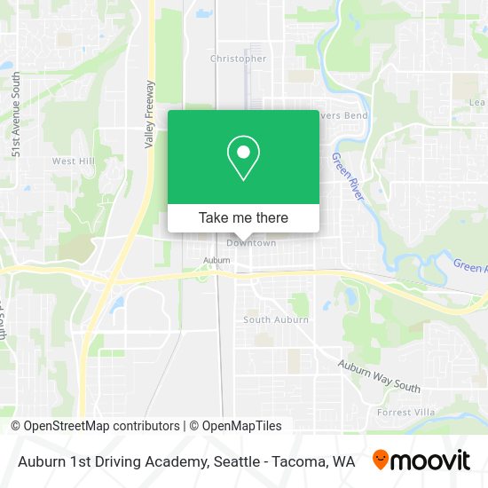 Auburn 1st Driving Academy map