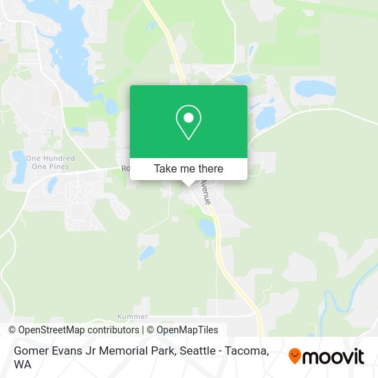 Gomer Evans Jr Memorial Park map