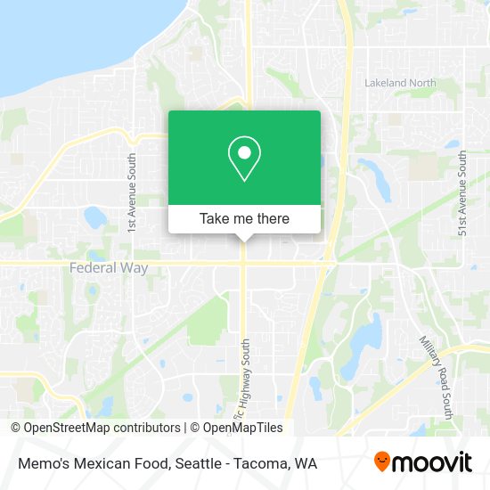 Mapa de Memo's Mexican Food