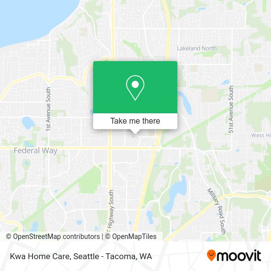 Kwa Home Care map