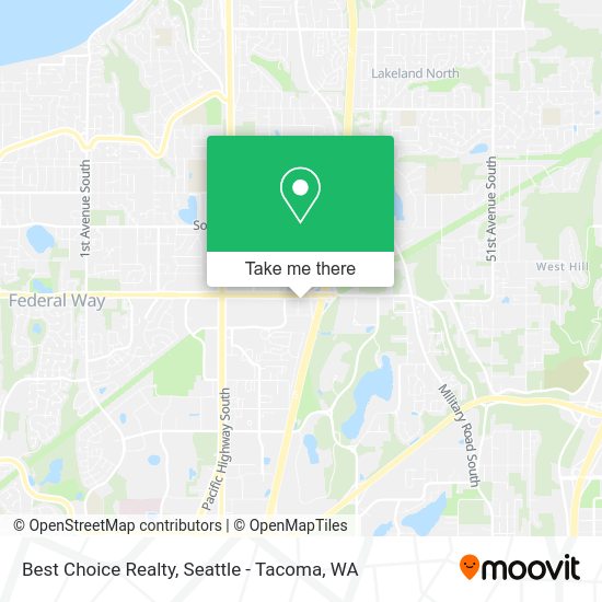 Best Choice Realty map