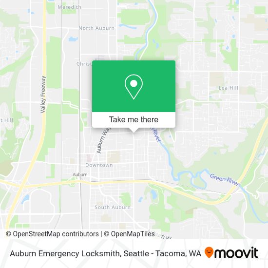 Auburn Emergency Locksmith map