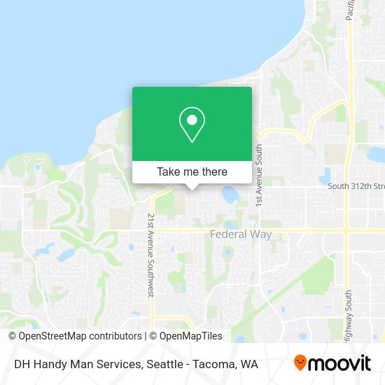 DH Handy Man Services map