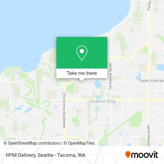 RPM Delivery map