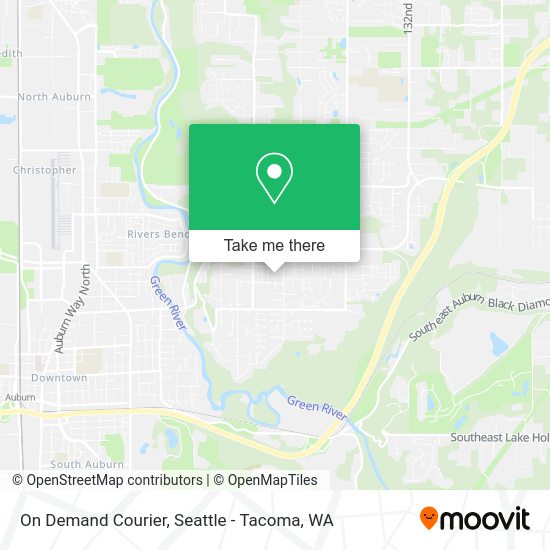 Mapa de On Demand Courier