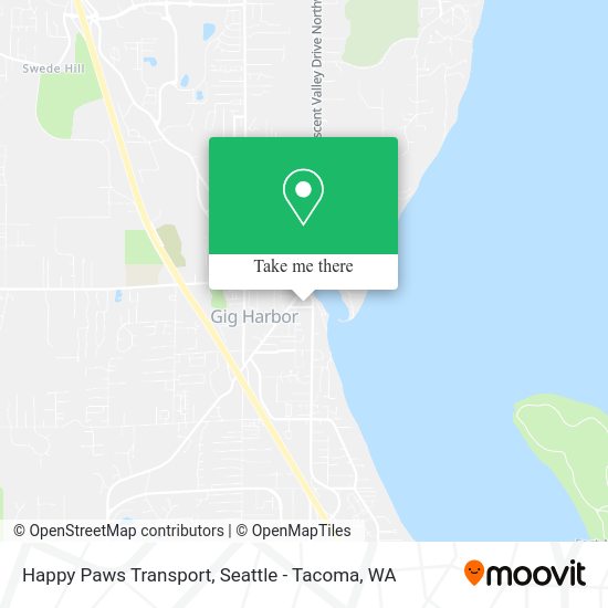 Mapa de Happy Paws Transport